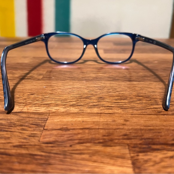 Guess Blue Leopard Eyeglasses Frames 💙🔥💙 cute & funky! - Picture 4 of 5